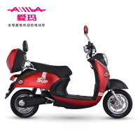 爱玛电动车 迪曼二代 通勤车 时尚代步电瓶车 碟刹 20AH容量 真空胎 带尾箱 USB充电 时尚英伦风