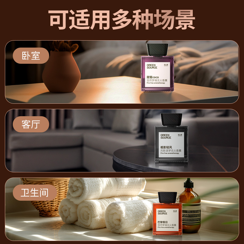 绿之源 风影逐梦无火香薰-希尔顿晨曦200MLZ-7182高清大图