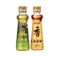 金龙鱼芝麻油100ml+金龙鱼花椒油100ml凉拌调味烹饪火锅调味组合