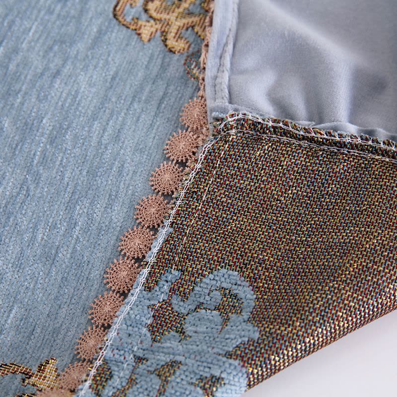 美帮汇欧式桌布布艺餐桌布长方形桌旗茶几布多用盖巾雪尼尔欧式多用盖布图片