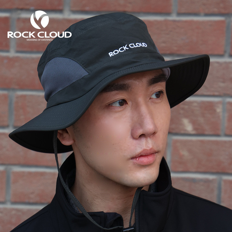 岩云/RockCloud 户外休闲垂钓露营亲肤柔软遮阳均码渔夫帽YS120090
