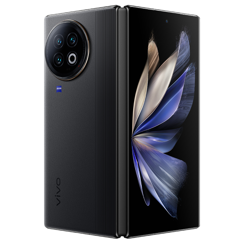 vivo X Fold2 12GB+512GB 弦影黑 5G全网通折叠屏新品手机二代骁龙8芯片内外2K+E6双主屏120W+50W无线闪充悬停蔡司影像120Hz拍照游戏学生手机