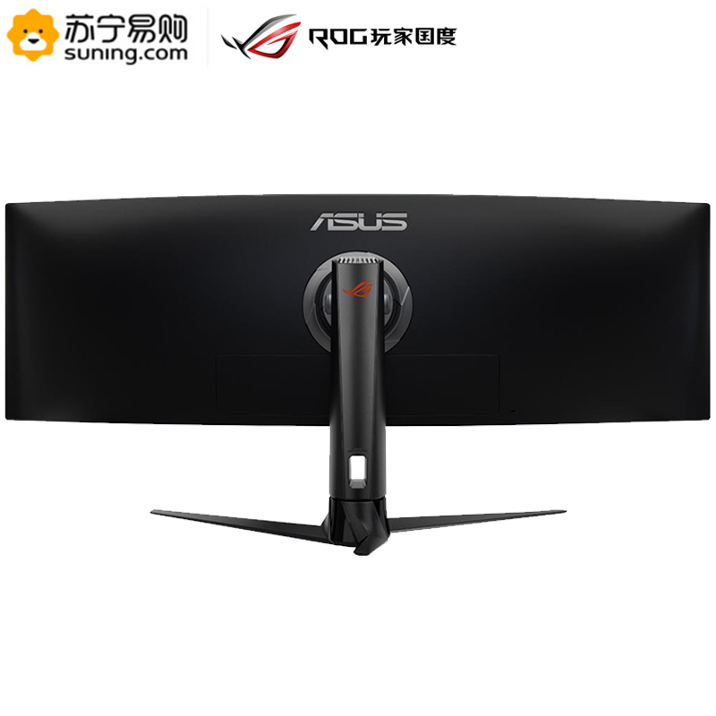 华硕 ASUS 玩家国度ROG XG49VQ 49英寸144Hz HDR Free-Sync2曲面高清显示屏电脑显示器带鱼屏电竞吃鸡显示器(HDMI/DP)