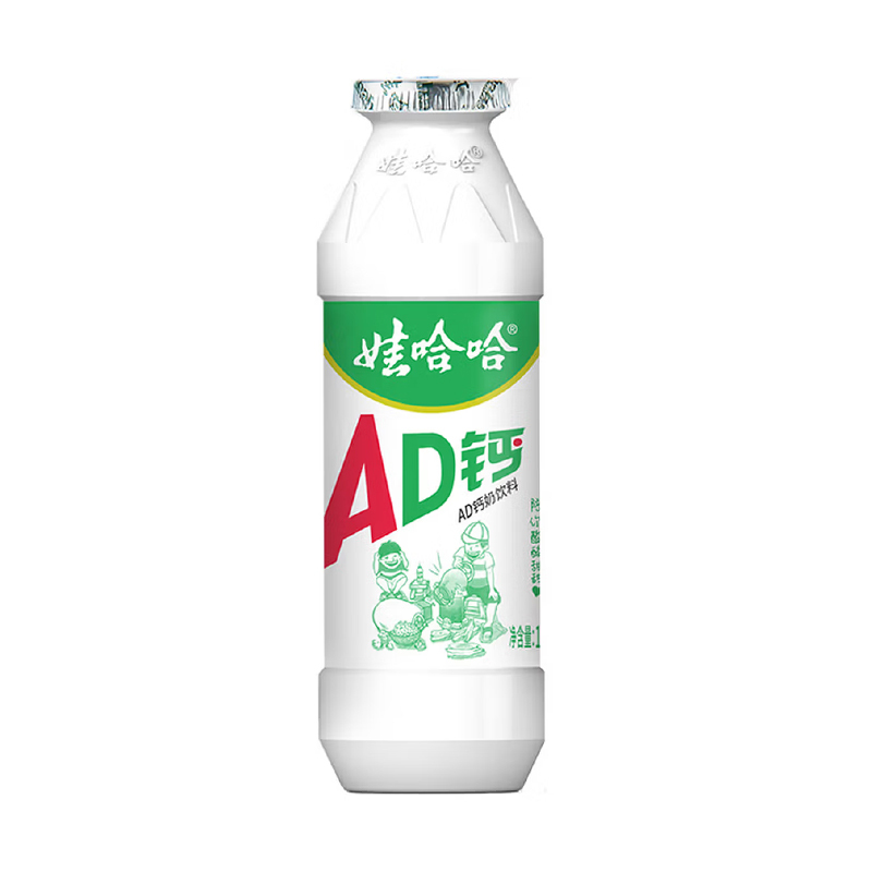 娃哈哈 早餐AD钙奶饮料100g*12瓶装高清大图