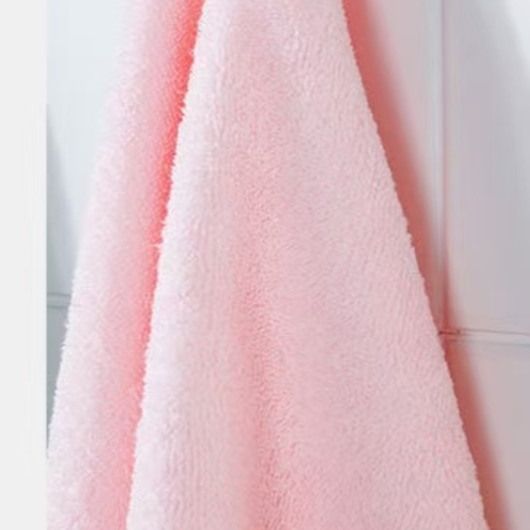 洁丽雅毛巾纯棉薄款60*30cm粉色1条高清大图
