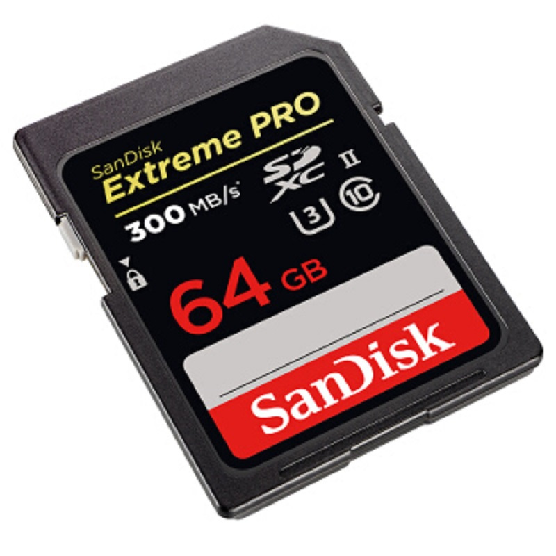 闪迪(SanDisk)读速300MB/s 写速260MB/s至尊SDXC UHS-II