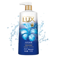 力士（Lux）沐浴露 爽肤沐浴乳闪亮冰爽1L【联合利华】