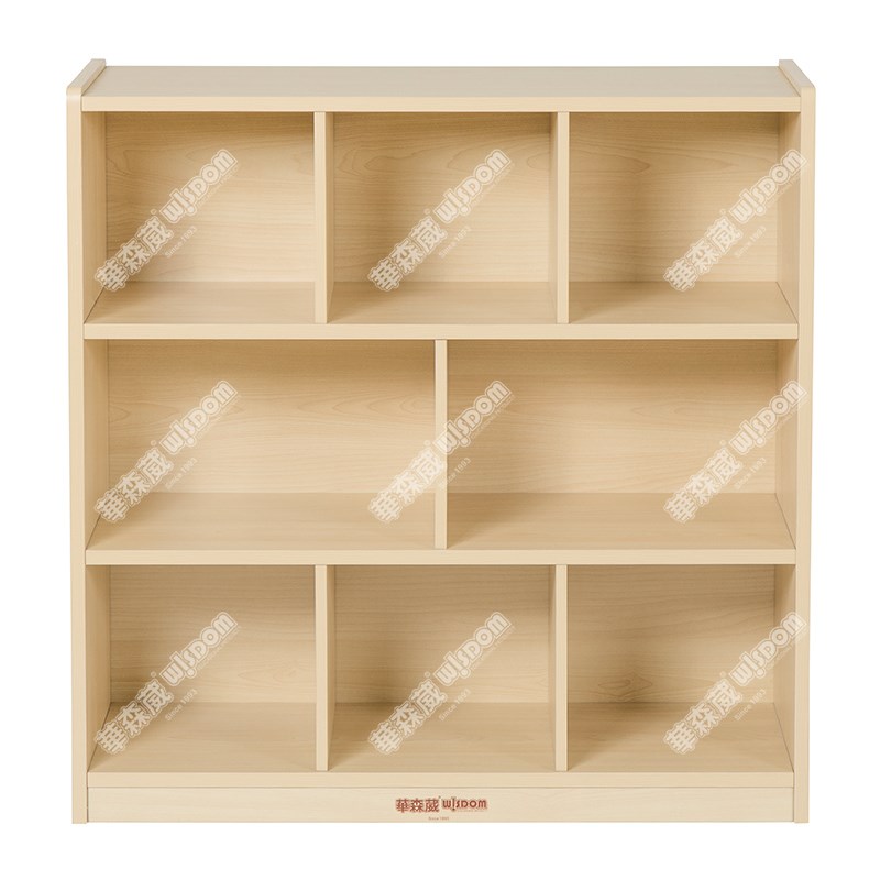 华森葳儿童家具 新哈佛8格柜高清大图