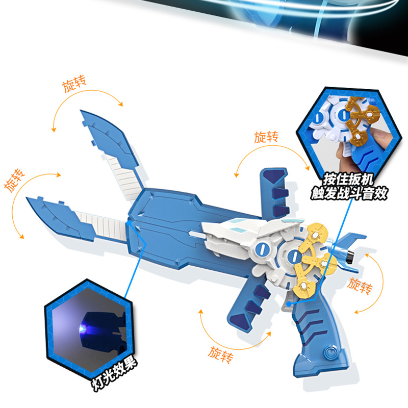 JUMPGO正版迷你特工队X机器人玩具光之弗特露西塞米秘密战警S1 [S1武器]麦克斯8718高清大图