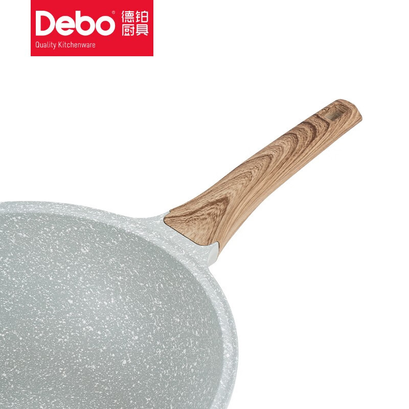 Debo德铂 富勒姆家用少油烟炒菜锅 DEP-816 口径30cm/个
