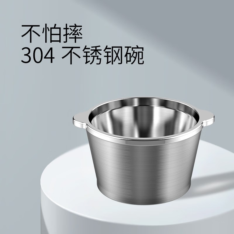 美菱(MELNG) 不锈钢碗绞肉机 1.8L大容量 双档调节 料理机辅食机绞馅机碎肉机 MM-LC1821 深蓝色高清大图