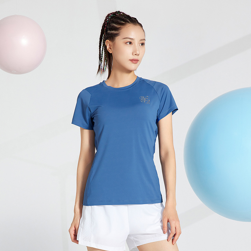 361运动t恤女夏季新款休闲上衣透气速干短袖跑步健身短t