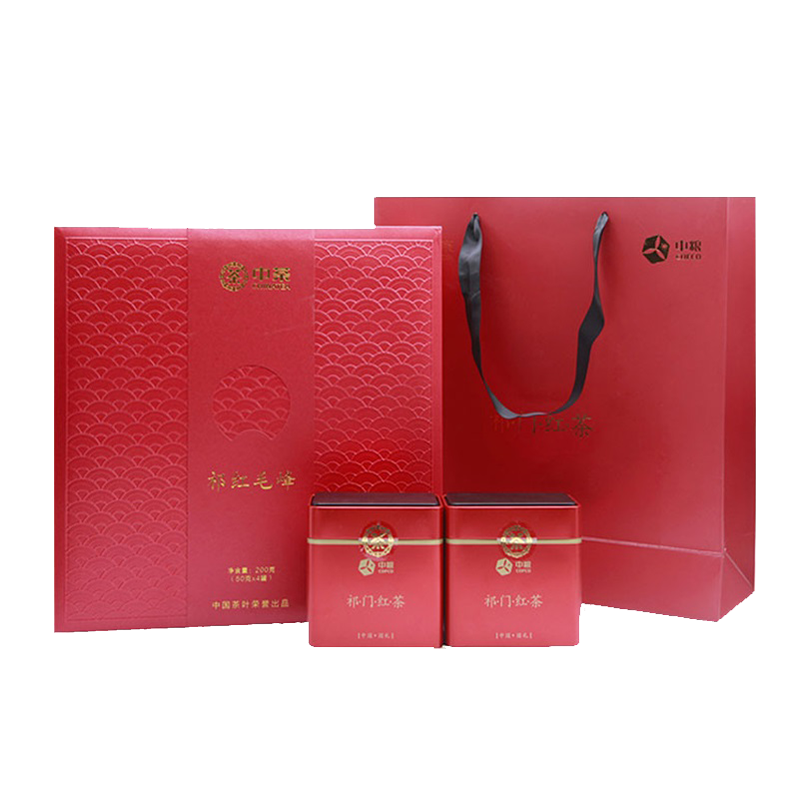 中粮中茶祁红毛峰200g/盒(50g*4罐)