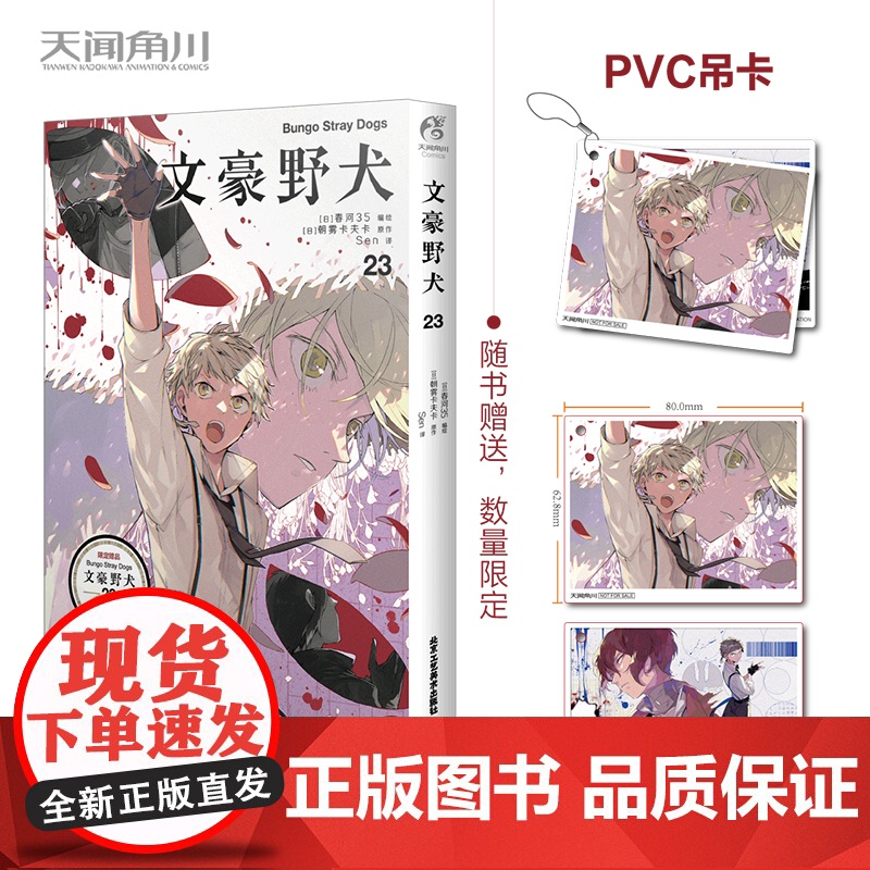 [正版]文豪野犬小说 全套共九9册 套装1-7+外传+剧场 漫画朝雾卡夫卡著5BEAST6太宰中也十五岁 天闻角川 日本高清大图