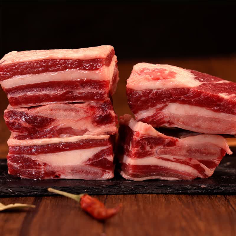 鲜飨 澳洲精选谷饲安格斯398牛肉礼盒2500g高清大图