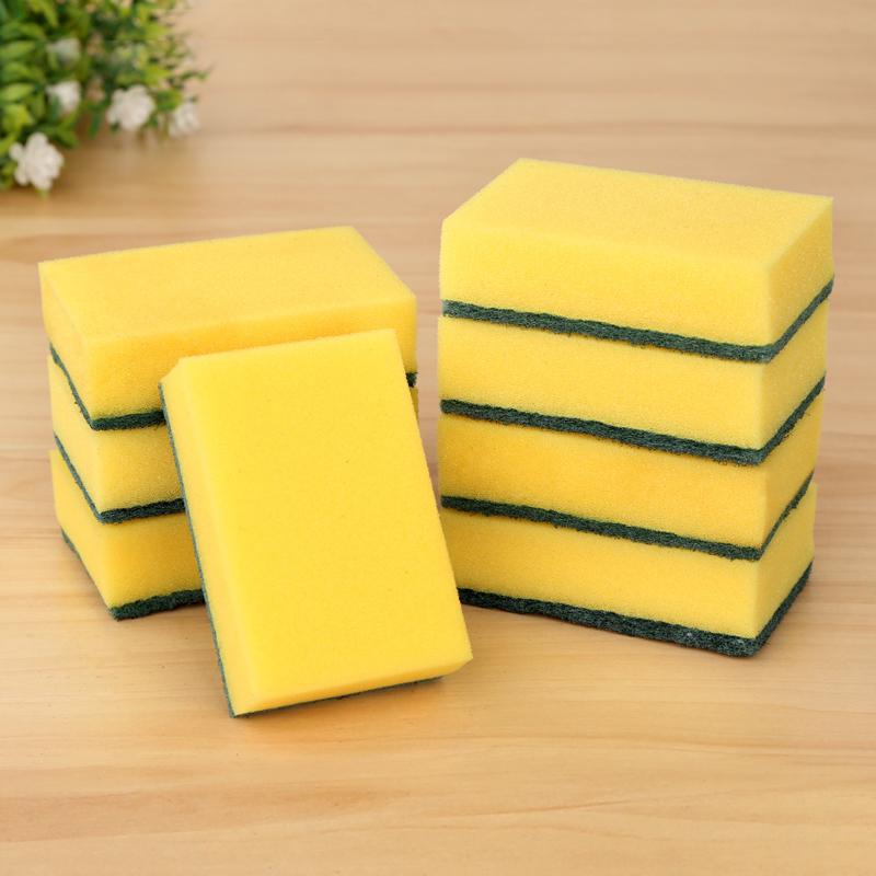 美丽雅 8片*4包装炫彩海绵百洁布（共32片）高清大图