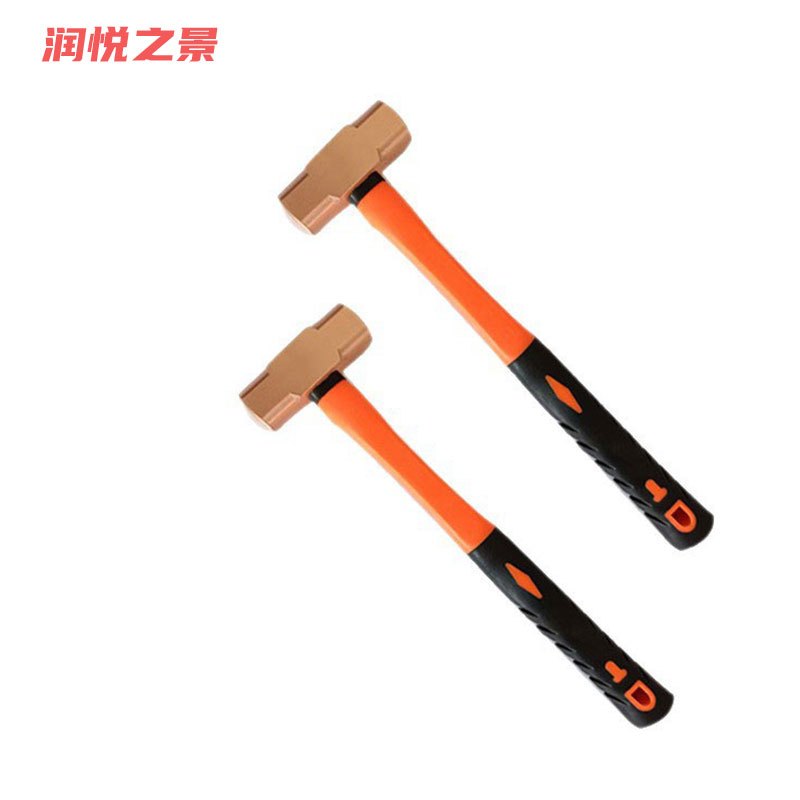 润悦之景 防爆紫铜八角锤 6磅 把高清大图