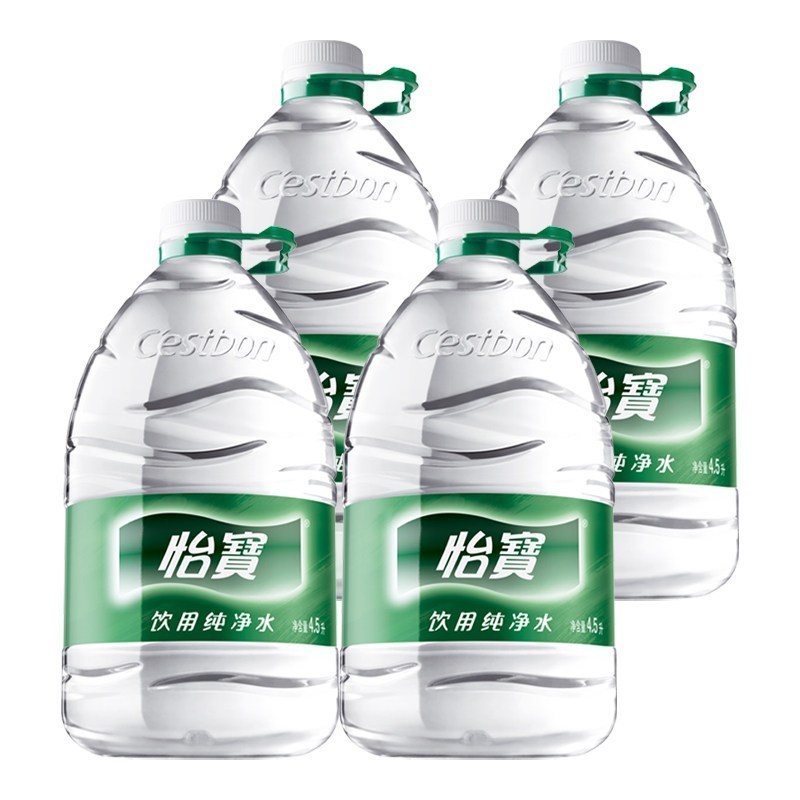 怡宝饮用水纯净水45l4桶装水