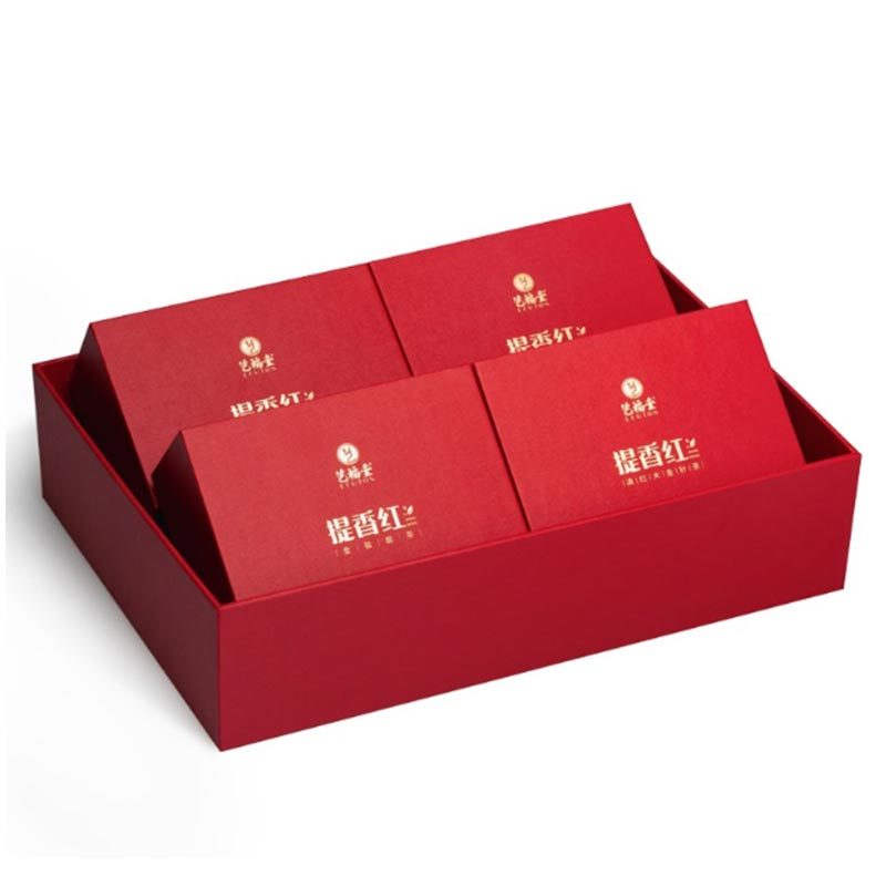 艺福堂(EFUTON)提香红四大高香红茶礼盒200g/盒