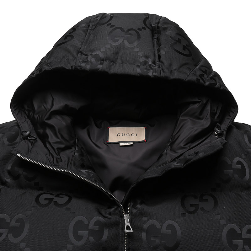 古驰gucci男士连帽羽绒服夹克外套698710z8a2s