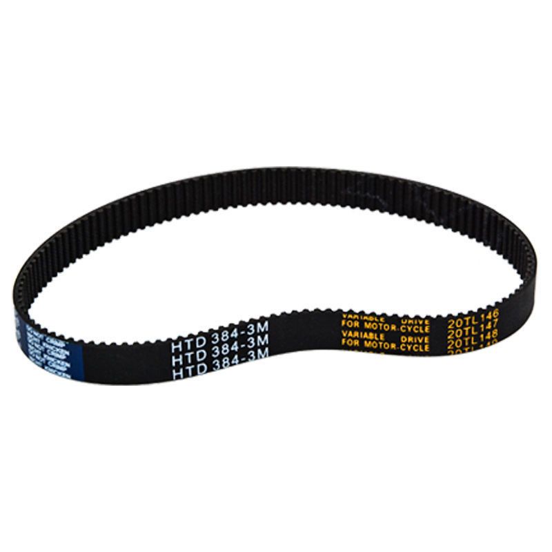 escooter小海豚电动车配件加厚同步带有刷电机皮带传动带链条384皮带