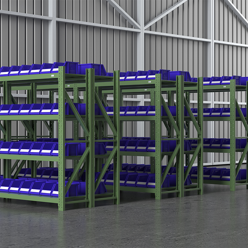 臻远 ZYJJ-HJ-011 仓储货架重型货架绿色主架2000*500*2000mm/500kg高清大图