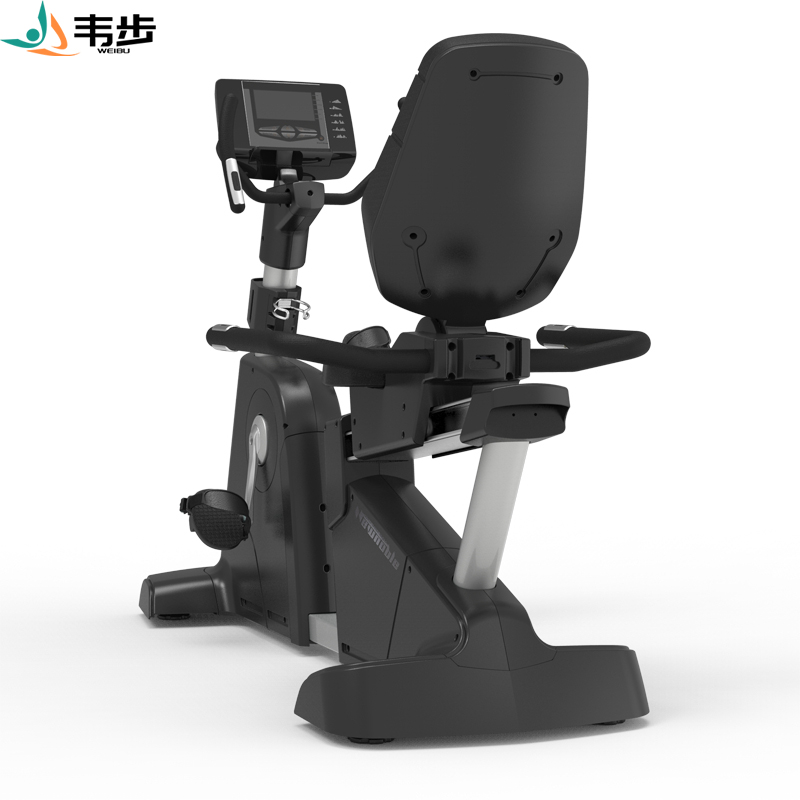 韦步XG-906商用自发电卧式健身车 磁控室内健身懒人车有氧健身器材高清大图