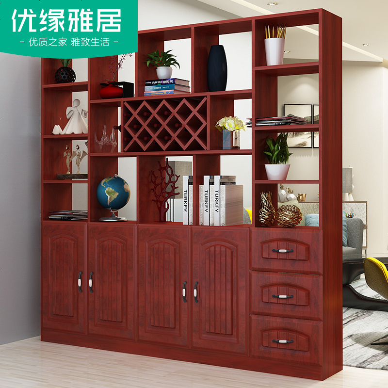 简约现代进玄关柜厅客厅隔断柜鞋柜间厅柜欧式双面酒柜屏风柜