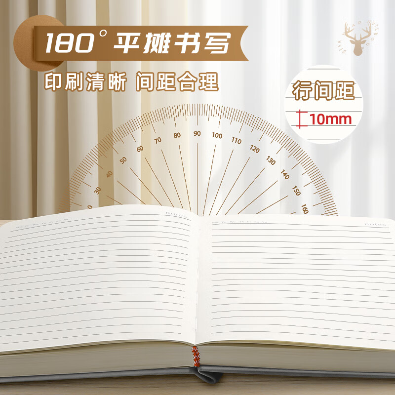 金值 a5带磁扣笔记本子超厚商务记事本加厚大学生日记本办公文具用品皮面本子工作本会议记录本 极简灰/416页高清大图