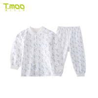 藤之木工房 新生婴儿纯棉套装洋气女男宝宝衣服裤子 潮装秋装小孩内衣套装可爱童装