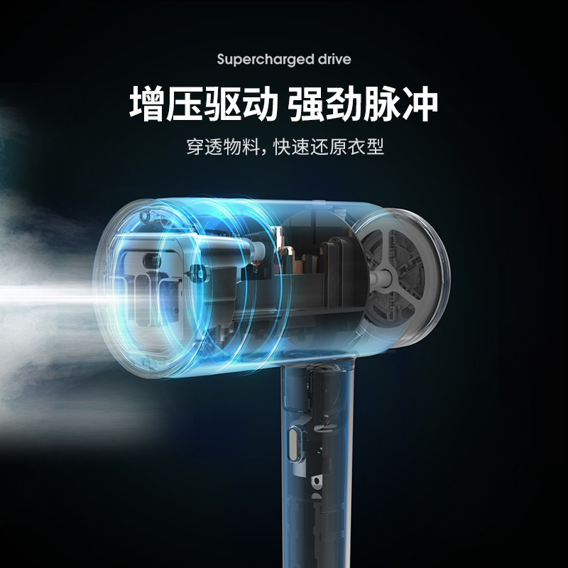 英国摩飞挂烫机家用手持蒸汽电熨斗可折叠便携式小型熨烫衣服神器熨烫机白色MR2031
