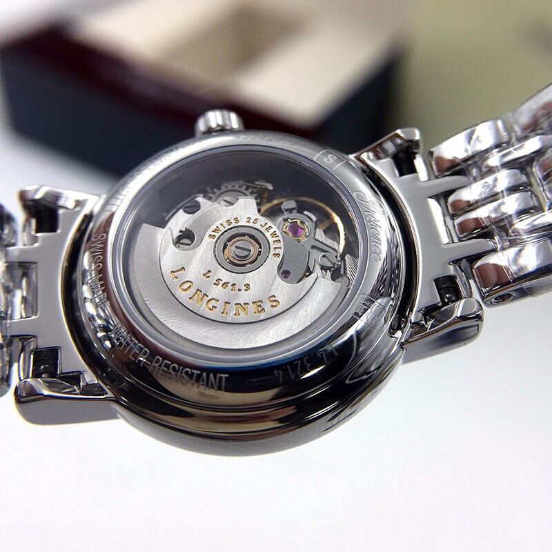 浪琴(longines)手表 瑰丽系列 商务 潮流 自动机械女表 正装 钢带