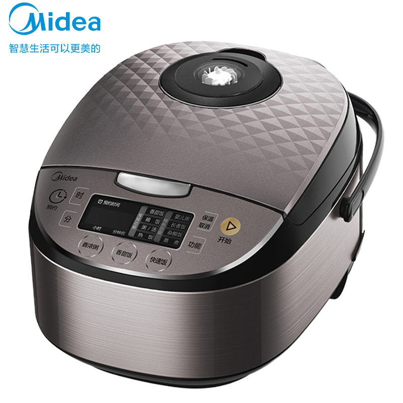 Midea 美的电饭煲 MB-RS4057 智能预约家用多功能 4L大容量煮饭电饭锅 涡轮防溢阀
