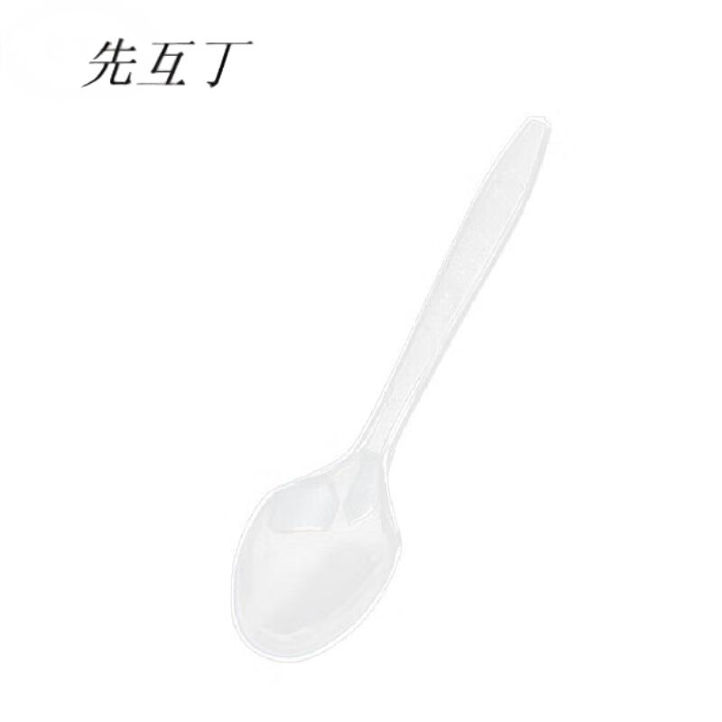 先互丁 一次性透明勺子 100个 包高清大图