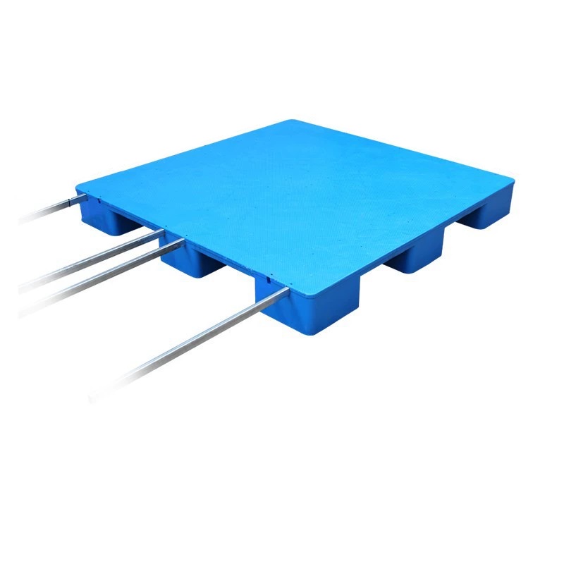 宁储 塑料托盘 平板九脚托盘 120*120*14cm+4钢 张高清大图