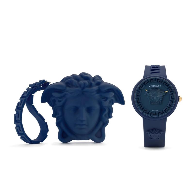 女士石英手表蓝盘流行时尚欧美设计腕表 送女友高清大图