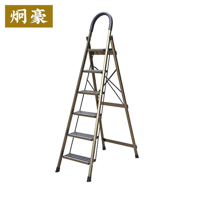 炯豪 折叠梯子 六步/个图片