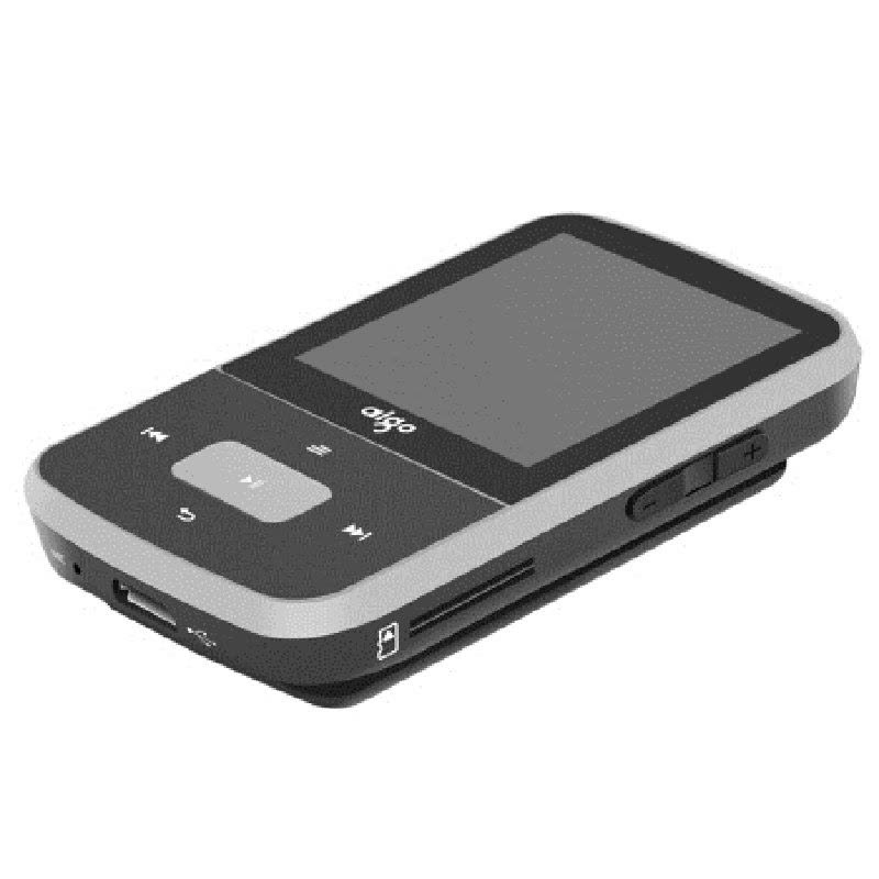 爱国者(aigo)mp3播放器 MP3-107 迷你音乐播放器 mp3学生 蓝牙跑步运动型 带背夹 16G内存 颜色随机图片