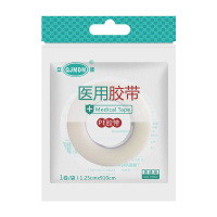 [5袋 ]江赫(QJMDM) 医用胶带pe透明 手撕胶布高粘防水透气1.25*910cm 固定一次性伤口包扎固定胶布