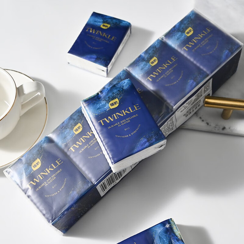 植护 -暗夜星尘亲肤手帕纸6片 10包*5条高清大图