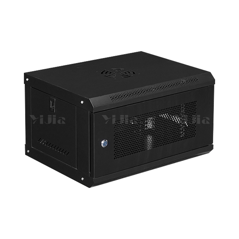 翌嘉 YJ5011644壁挂网络机柜网线理线柜 6u网门黑色高清大图