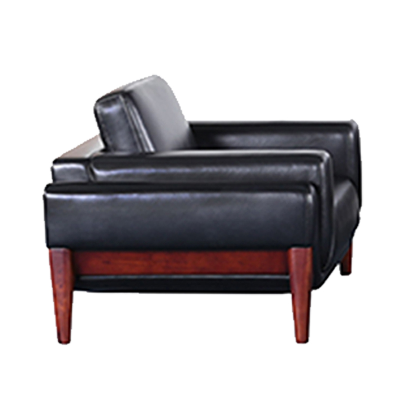 匡大 酒店沙发办公沙发 皮艺沙发 办公室接待沙发牛皮单人位 KDT280高清大图