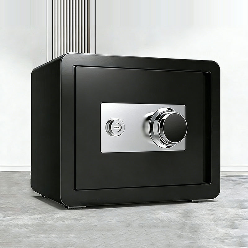 机械锁密码保险柜老式家用保险柜 全钢机械锁 25cm 机械密码+钥匙