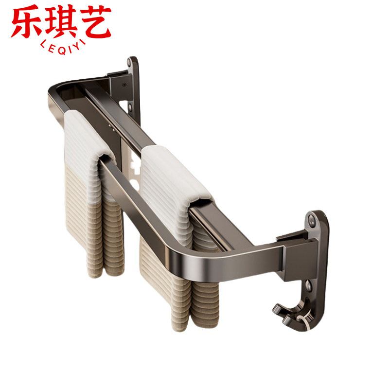 乐琪艺 毛巾架 枪灰色 个高清大图