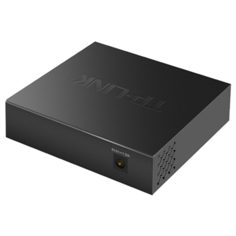 普联(TP-LINK) TL-SF1005P 5口百兆非网管以太网PoE供电交换机4口网线供电高清大图