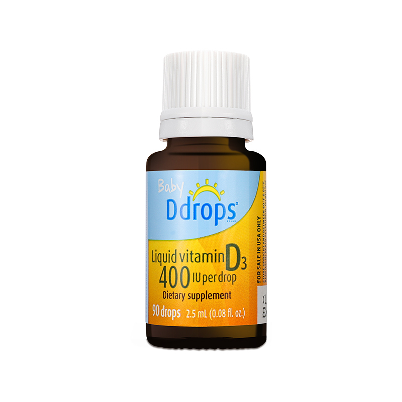 Ddrops 婴儿维生素D3滴剂 400IU 90滴/瓶