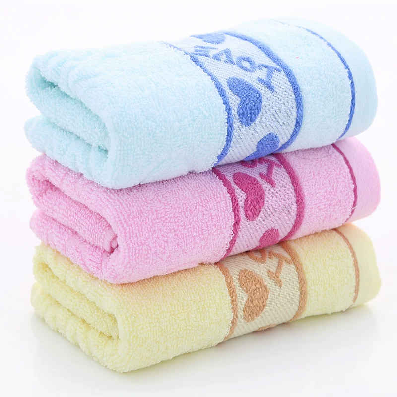 红鲸鱼 吸水毛巾家居日用面巾洗脸巾50%棉 33*73cm 蝴蝶蓝 1条高清大图