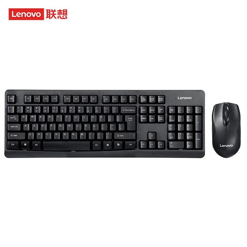 联想(Lenovo)无线键盘鼠标套装 无线键鼠套装 办公鼠标键盘套装 KN101电脑键盘笔记本键盘