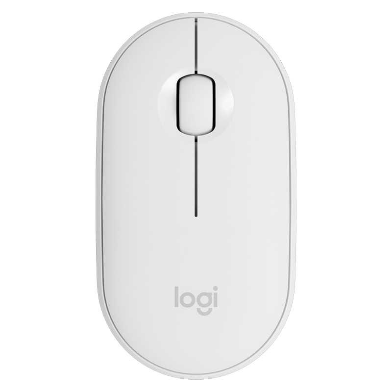 罗技(Logitech) Pebble鹅卵石无线蓝牙鼠标(米白色)