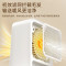 美的(Midea)取暖器 暖风机家用 小型电暖器 桌面电暖气片 办公室广角速热双档调温卧室节能省电烤火炉暖脚神器 [可拆